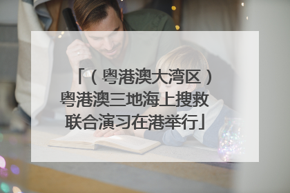 （粤港澳大湾区）粤港澳三地海上搜救联合演习在港举行